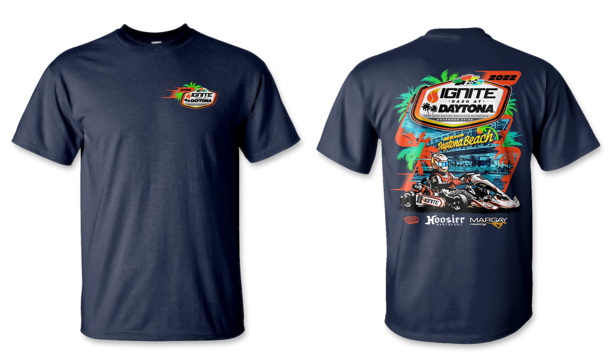 Official 2022 Dash at Daytona T Shirt 